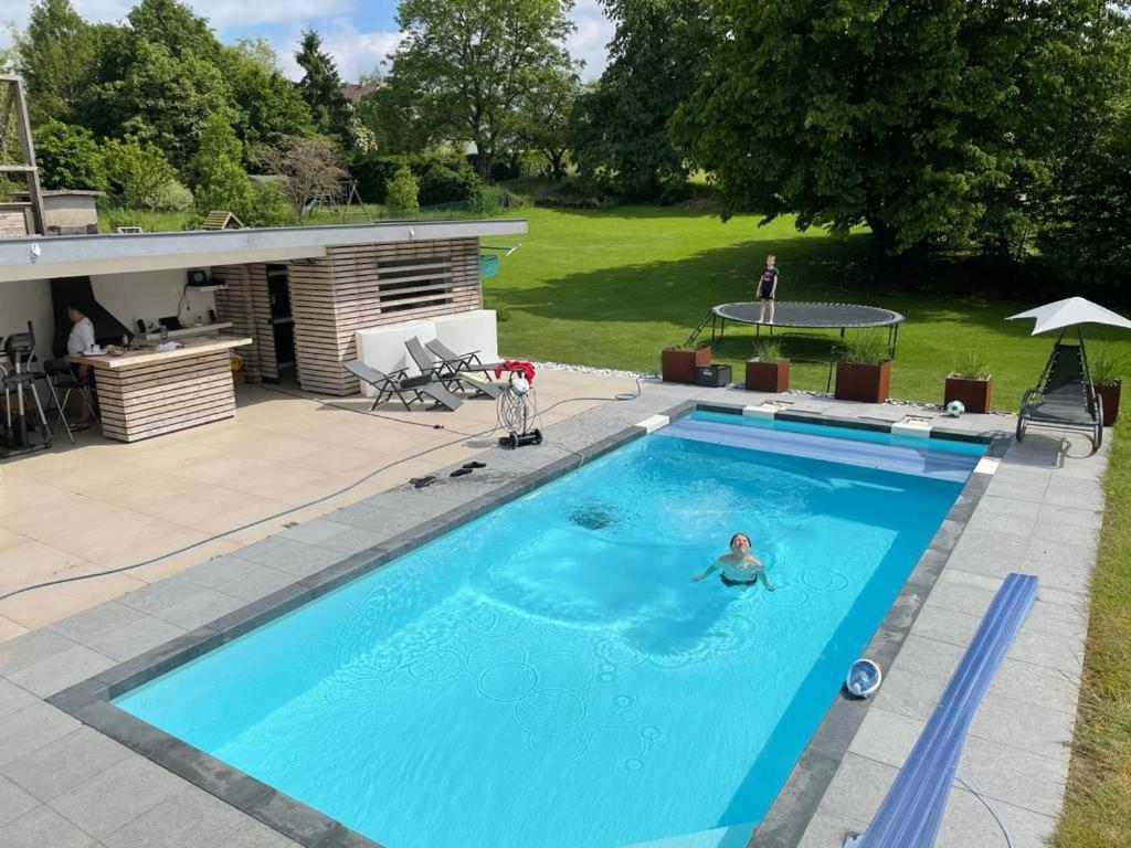 Appartement 5 Personnes Avec Acces Piscine Et Jacuzzi Villers-la-Ville Exteriör bild